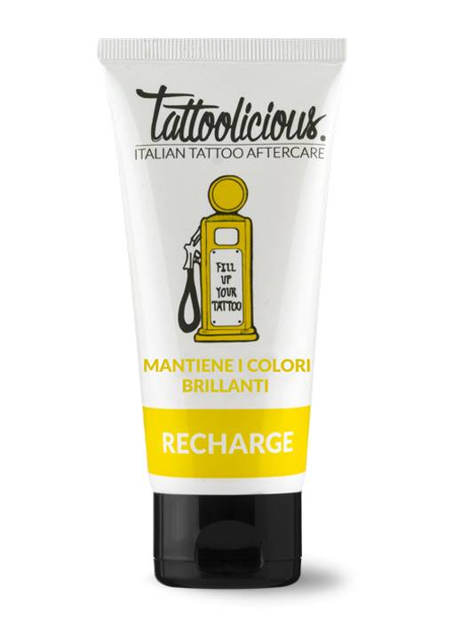 TATTOOLICIOUS RECHARGE 100ML CREMA DI MANTENIMENTO COLORI E NERO PER IL TATUAGGIO