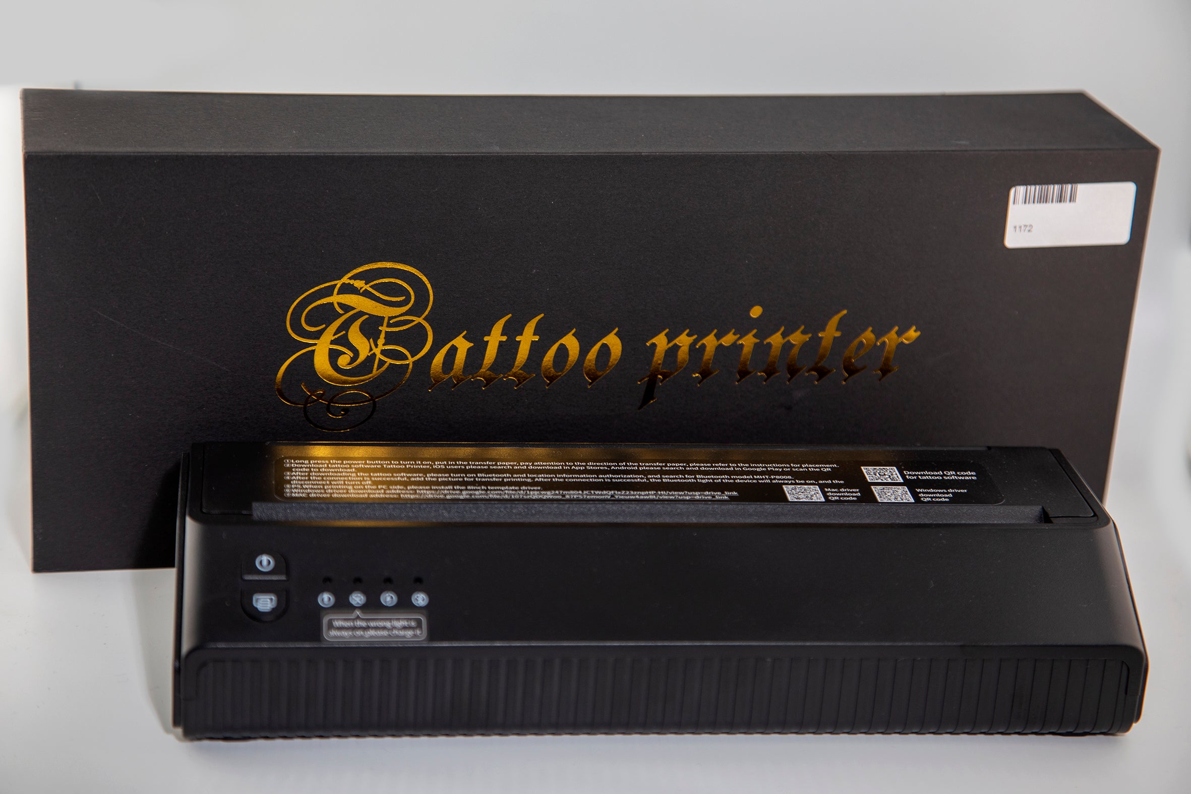 STAMPANTE STENCIL TATTOO BLUETOOTH PORTATILE MHT-P8008