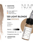Nuva Colors - 120 Light Blonde - 15ml (Reach Compliant)